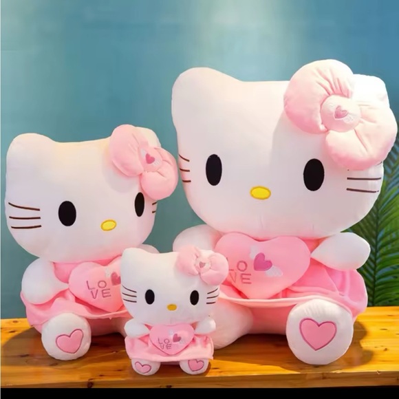 Hello Kitty Pink and White Plush Stuffed Animal
0212 - Picture 2 of 6